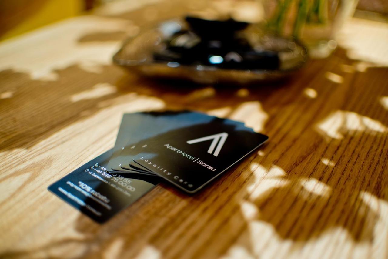 Apartsuites I Sorau Żary Dış mekan fotoğraf A business card